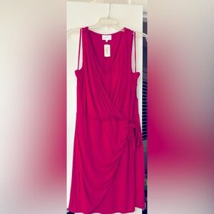 NWT SOMA FAUX WRAP DRESS-Size Large